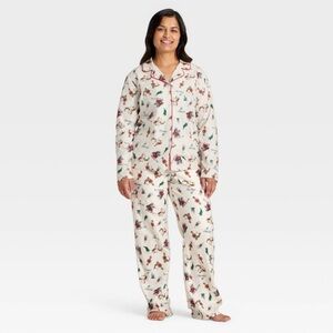 Men’s Grinch Print Matching Pajama Set Size Large